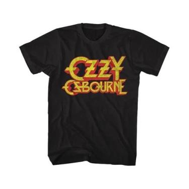 Imagem de Camiseta Masculina De Verão Com Estampa Gráfica Da Banda De Rock Ozzy 