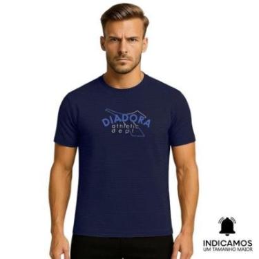 Imagem de Camiseta Diadora Small Logo Athletic Dept Masculina - Marinho XGG-Masculino