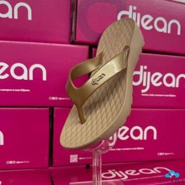 Imagem de Tamanco Chinelo Feminino Dijean Ortopédico Esporão Fascite Implantar Confortável ORIGINAL-Feminino