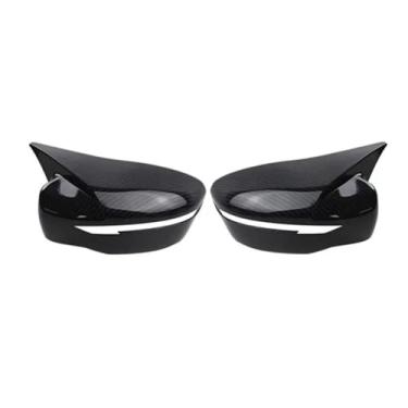 Imagem de Capa de espelho lateral para carro com asa traseira para Nissan para Rogue 2014 2015 2016 2017 2018 (aparência de carbono)