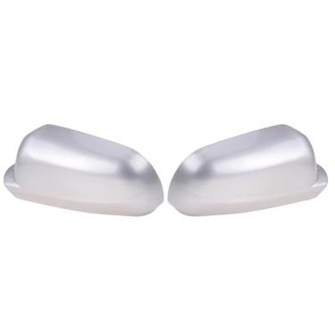 Imagem de Capas de asa para espelho retrovisor adequado para Vw para Golf 4 Mk4 para Bora 1998-2004 Tampa de espelho de asa lateral carro 3B0857537B 3B1857538B Capa traseira externa (Chrome R)
