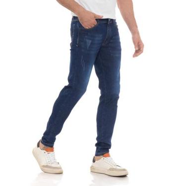Imagem de Calça Jeans Masculina Skinny Blue Power - Via Estilo, Azul, 40, Mascul
