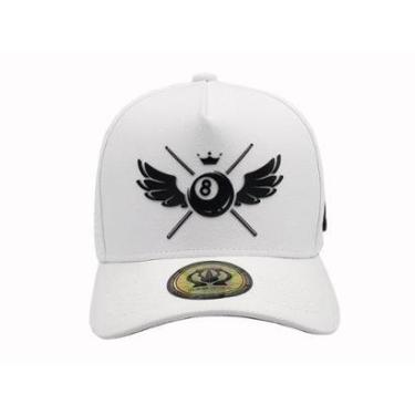 Imagem de Boné Trucker Rhino Size Bola8 aba curva Branco-Unissex