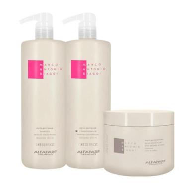 Imagem de Kit MAB by Alfaparf Milano Nutri Restore Repair Mask Salão (3 Produtos
