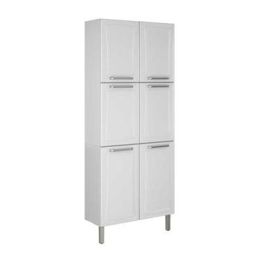 Imagem de Paneleiro 6 Portas IPLD-80 Társila Itatiaia Branco Neve, Branco Neve