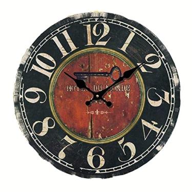 Imagem de U5GAAALPPQ9 Relógio de parede moderno, relógio de parede silencioso para decoração de cozinha, quarto, escritório, bar, relógios modernos para decoração de sala de estar, 35,6 cm (40,6 cm)