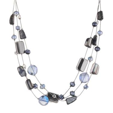 Imagem de FULU AUTUMN Colares femininos com contas com contas, gola grossa, camada de verão, boêmio, bijuteria para ela, Cristal, Sem Pedra Preciosa