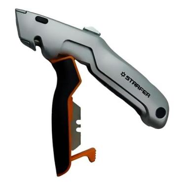 Imagem de Estilete De Segurança Trapezoidal Profissional Starfer