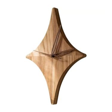 Imagem de KHUTRW3D Relógio de madeira para cozinha, relógio de parede, moderno, sala de estar, quarto, estudo, arte de parede, decoração criativa
