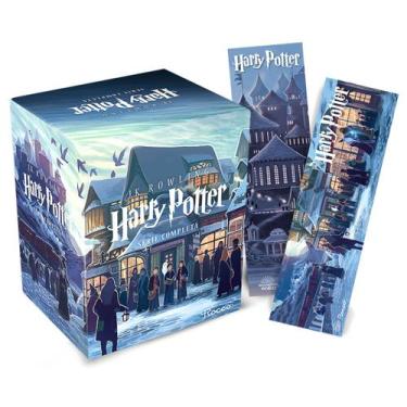 Imagem de Livro - Box Harry Potter Scholastic - castelo (caixa azul) - Rocco
