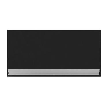 Imagem de Armário Aéreo Geladeira Andréia 60cm 1 Porta Preto - Ajl Móveis Preto