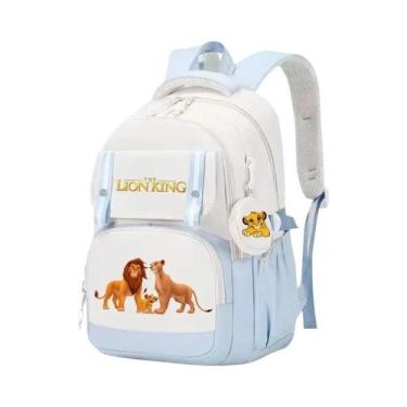 Imagem de Mochila De Grande Capacidade Para Crianças Meninas, Tema Rei Leão, Bol