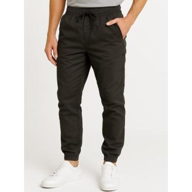 Imagem de Calça Masculina Jogger Jeans com Punho e 4 Bolsos Casual - RM Fabricaç