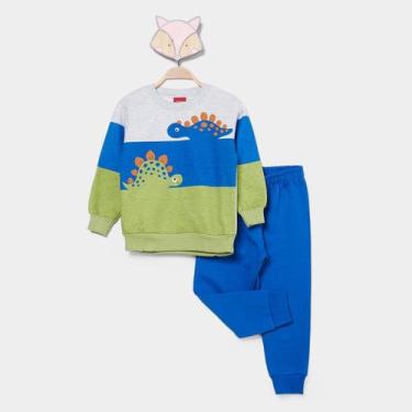 Imagem de Conjunto Infantil Kyly Menino, Verde, Azul, 2A