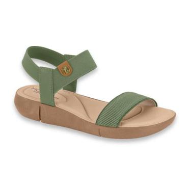 Imagem de Sandalia Feminina Modare Ortopédica Elástico Conforto Calce Fácil Ref: