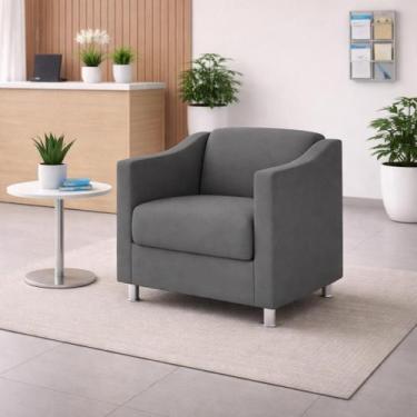 Imagem de Poltrona Decorativa Recepção Cadeira Manicure Cores - Balaqui Decor, C