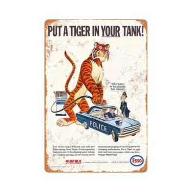 Imagem de Placas De Metal Vintage Decorativas De Parede Com Ferramentas, Pintura