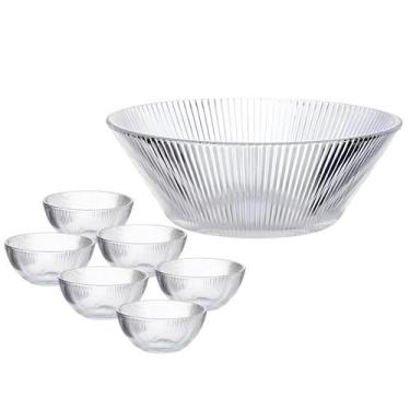 Imagem de Centro De Mesa De Vidro Com 6 Potes De Sobremesa Tigela - CLICK HOUSE