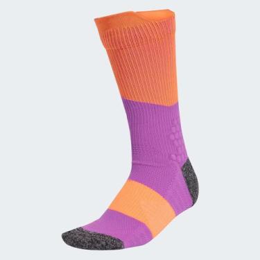 Imagem de Meia Adidas RUNxBOOST Roxa e Laranja, G
