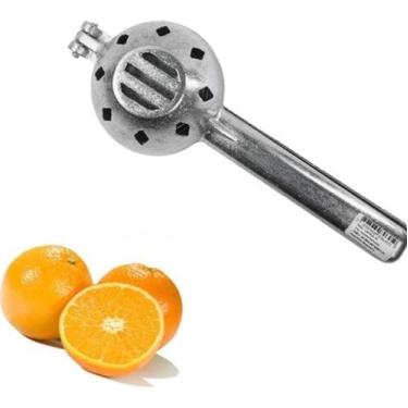 Imagem de Espremedor Amassador Manual De Laranja Alumínio Grande 23cm - Vison Fu