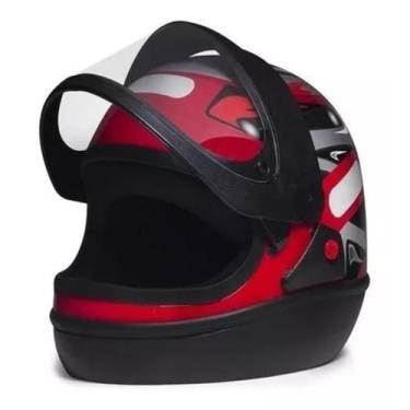 Imagem de Capacete San Marino Grafic Vermelho, Vermelho, 62