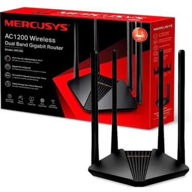 Imagem de Roteador Mercusys MR30G AC1200  Velocidade Gigabit Real para sua Casa