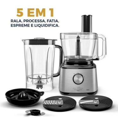 Imagem de Multiprocessador de Alimentos Britânia 1300W BMP2000 5 em 1 - 110v ou 
