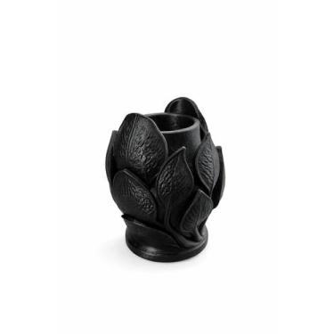 Imagem de Kit 2 Vasos Decorativo Folhas 3D Porta Planta Elegante para Sala, Banh
