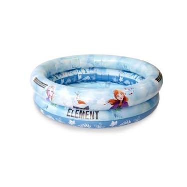Imagem de Piscina Infantil Inflável 37 Litros Frozen II Etitoys 65x17cm