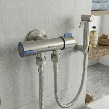 Imagem de Válvula Registro Duplo 2 Saída Aço Inox 304 Fosco Banheiro Lavanderia 