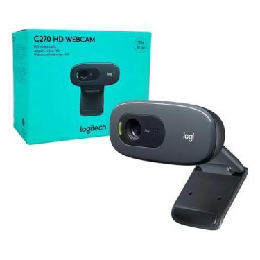 Imagem de Webcam Logitech C270, Resolução Hd 720p/30fps, Microfone Cor - Congrat