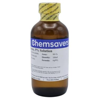Imagem de Solução de nitrato de prata Chemsavers 5% 100 ml