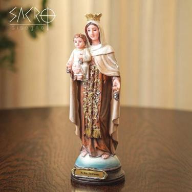 Imagem de Imagem Nossa Senhora do Carmo Resina Importada 20cm - SACRO