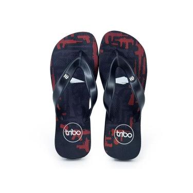 Imagem de Chinelo de Borracha Macia Masculino Colorido Dia a Dia