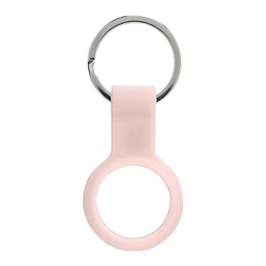 Imagem de Yunir Capa protetora, capa de silicone anti-arranhões, capa protetora profissional para telefone com chaveiro adequado para equipamentos elétricos (rosa)