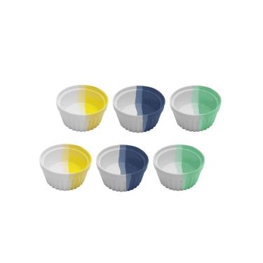 Imagem de Tigela Ceramica Ramekin Bowl Forno 180ml Colorida 6un