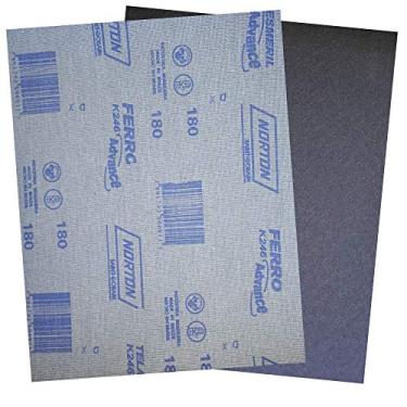 Imagem de Norton Folha De Lixa Ferro K246 Grão 180 Pacote Com 200 Cinza