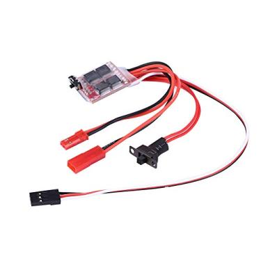 Imagem de RC 20A Escovado ESC,20A Escovado ESC Controlador de Velocidade Eletr?nico de Velocidade Com Freio para RC Carro Barco Controle de Tanque Ve¨ªculo Acess¨®rio Modelo, ESC 20A escovado com freio Cont
