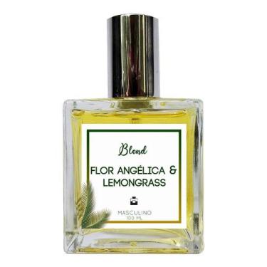 Imagem de Perfume Flor Angélica & Capim Limão 100ml Feminino - Blend de Óleo Essencial Natural + Perfume de presente