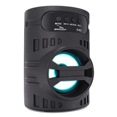 Imagem de Mini Caixa De Som Speaker Bluetooth Portátil Amplificada Led Caixa Caixinha Usb P2 Mp3 Fm Torre D-S23 Portátil