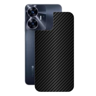 Imagem de Película para Realme C55 - Traseira de Fibra de Carbono Preta - Gshield