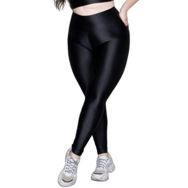 Imagem de Calça Legging Plus Size New Zig 3D Vekyo Poliamida Cós Alto Academia Treino Moda Fitness Feminina-Feminino