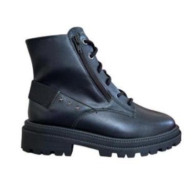 Imagem de Coturno Ramarim Ziper Lateral Feminino 2462104 Preto-Feminino