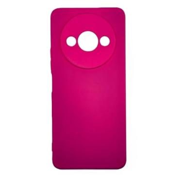 Imagem de Capa Capinha Case Compativel com Xiaomi Redmi A3 Silicone Macia Aveludada Forro Interno Com Proteção De Câmera Red Rose