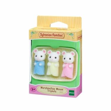 Imagem de Sylvanian Families - Trigêmeos Rato Marshmallow Conjunto de Figuras, 3+ Anos, Multicor, 5337