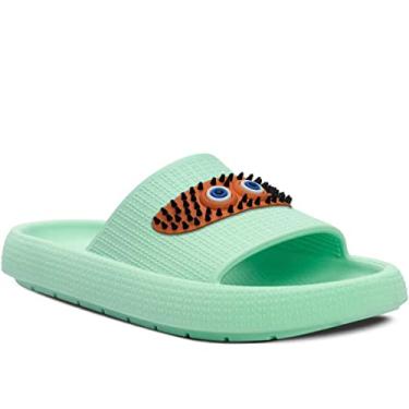 Imagem de Chinelo Estilo Nuvem Menino Nº 25 ao 36 Sandália Infantil 12.80 (Verde, BR, Criança de 4 a 8 anos, Numérico, 26)