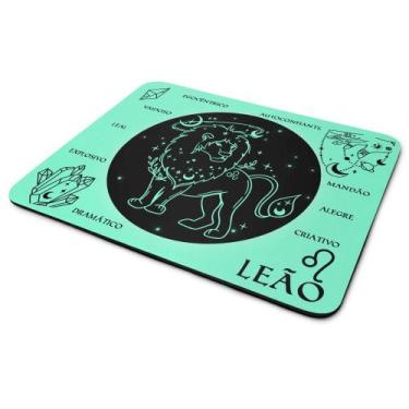 Imagem de Mouse Pad Signos - Leão - Light Green 22x18 - JPS INFO