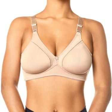 Imagem de Sutiã Sustentação DeMillus 78908 Cetinete, 50, Bege rosado