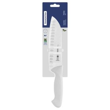 Imagem de Faca Santoku Tramontina Premium com Lâmina de Aço Inox e Cabo de Polip