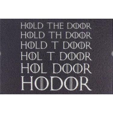 Imagem de Tapete Capacho Game of Thrones Hold the Door 60x40 cm - Zap Tapetes